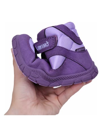 lamino Leren barefootschoenen paars