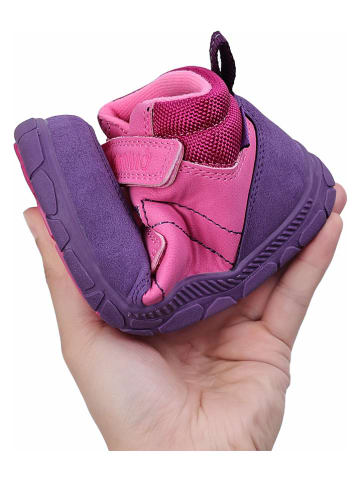 lamino Leren barefootschoenen roze