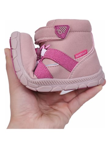 lamino Leder-Barfußschuhe in Rosa