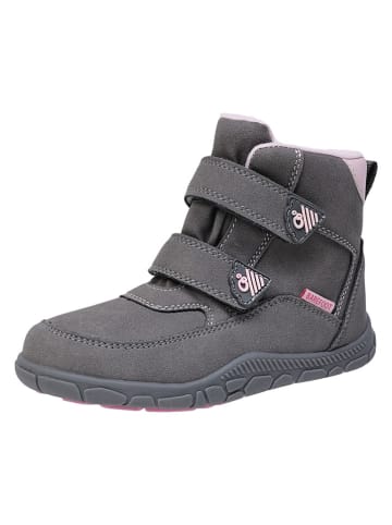 lamino Leder-Barfuß-Boots in Grau