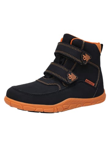 lamino Leder-Barfuß-Boots in Schwarz