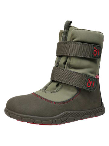lamino Leren barefootboots kaki