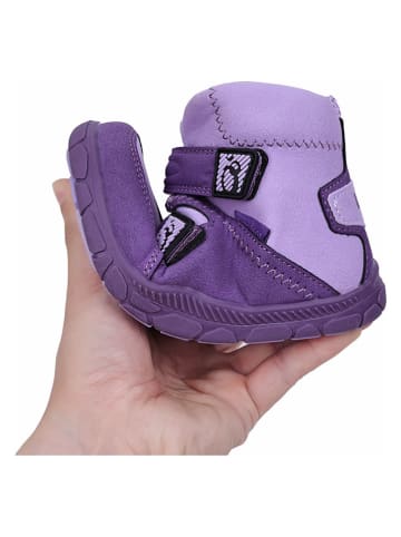 lamino Leder-Barfußschuhe in Lila