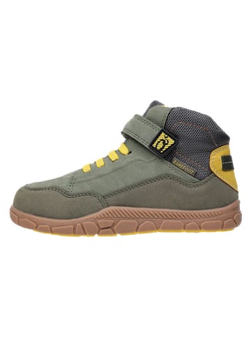 lamino Skórzane buty barefoot w kolorze khaki