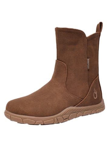lamino Leren barefootboots lichtbruin