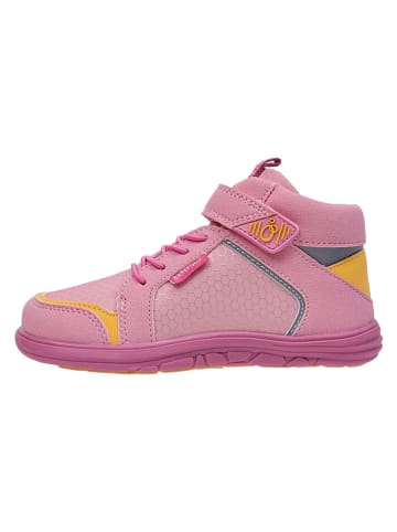 lamino Skórzane buty barefoot w kolorze jasnoróżowym