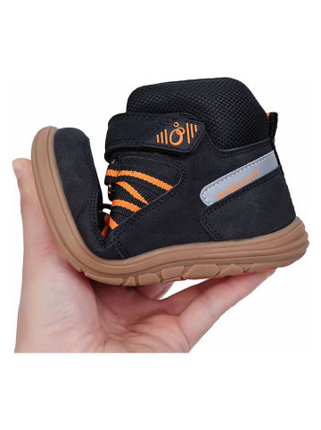 lamino Leren barefootschoenen zwart