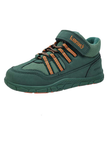 lamino Skórzane buty barefoot w kolorze zielonym