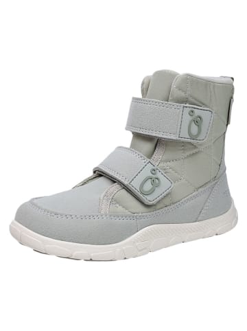 lamino Skórzane buty barefoot w kolorze turkusowym