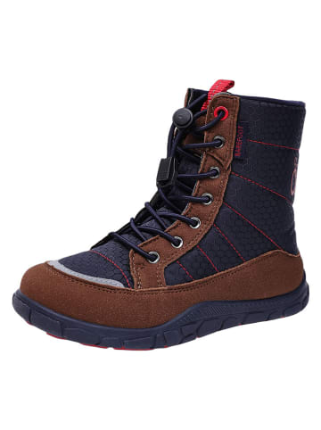 lamino Leder-Barfußschuhe in Dunkelblau
