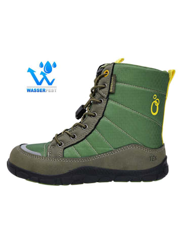 lamino Leder-Barfußschuhe in Grün