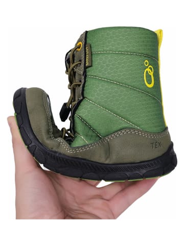 lamino Leren barefootschoenen groen