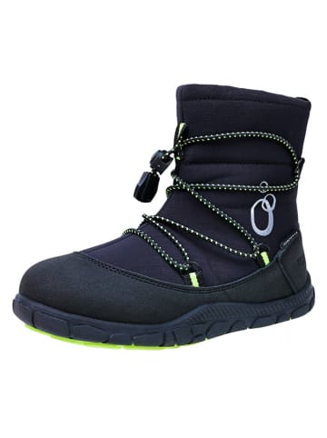 lamino Leder-Barfuß-Boots in Schwarz