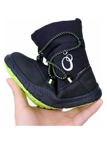 lamino Leder-Barfuß-Boots in Schwarz