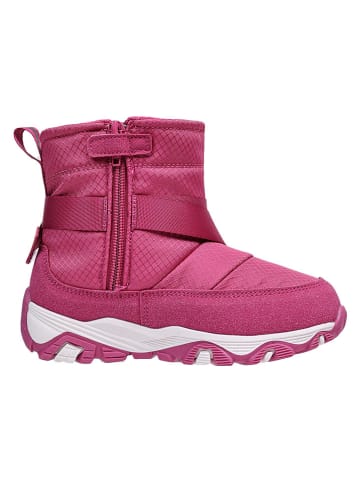 lamino Leder-Boots in Pink