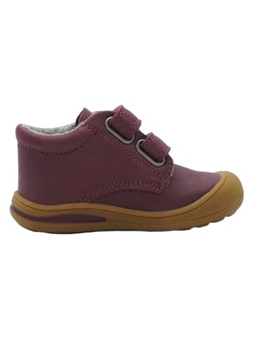 lamino Leren loopleerschoenen rood
