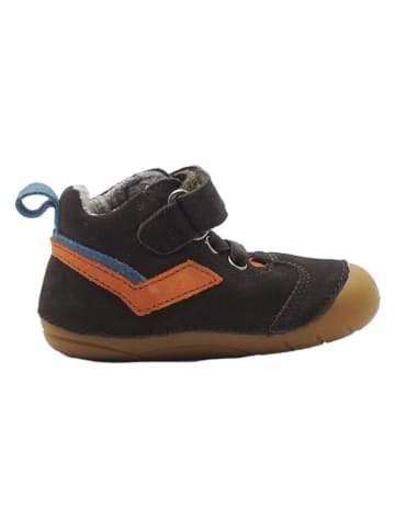 lamino Leren sneakers bruin