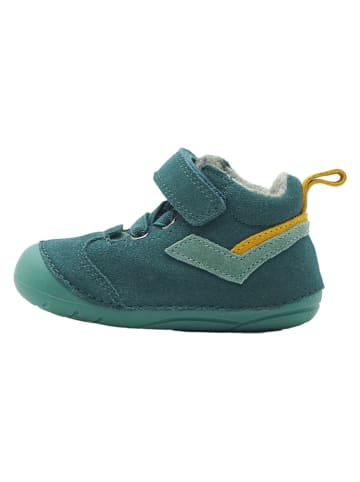 lamino Leder-Sneakers in Türkis