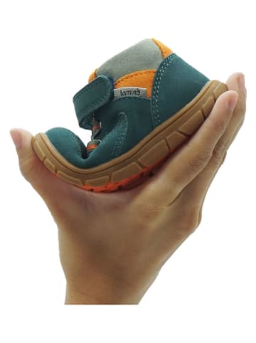 lamino Leder-Barfußschuhe in Dunkelblau