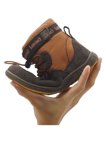 lamino Leren barefootschoenen lichtbruin