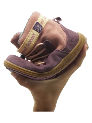 lamino Leren barefootschoenen lichtroze