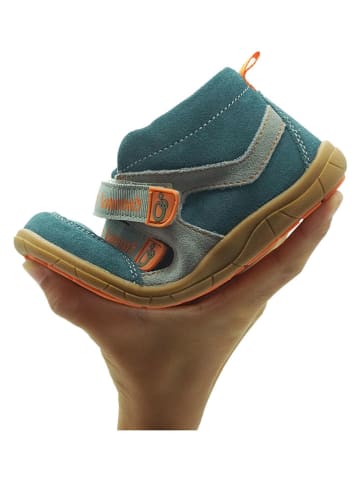 lamino Leder-Barfußschuhe in Türkis