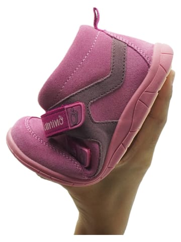 lamino Leder-Barfußschuhe in Pink