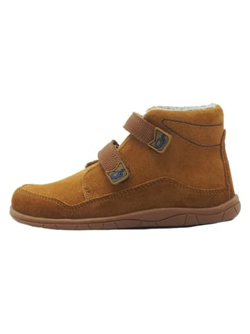 lamino Leder-Barfußschuhe in Hellbraun