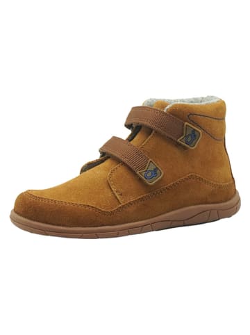 lamino Leder-Barfußschuhe in Hellbraun