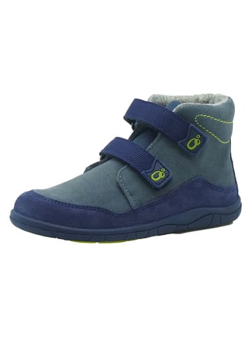 lamino Leren barefootschoenen blauw