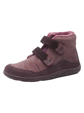 lamino Skórzane buty barefoot w kolorze jasnoróżowym