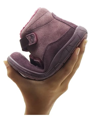 lamino Leder-Barfußschuhe in Rosa