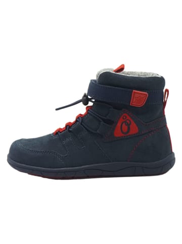 lamino Skórzane buty barefoot w kolorze granatowym