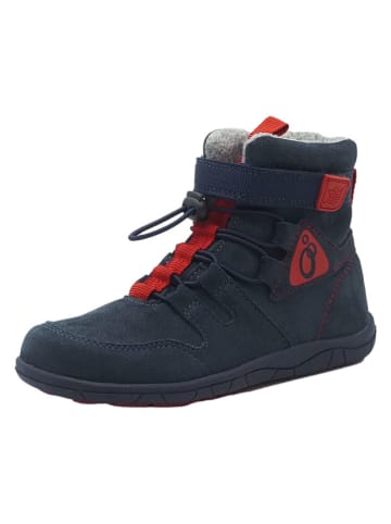 lamino Skórzane buty barefoot w kolorze granatowym