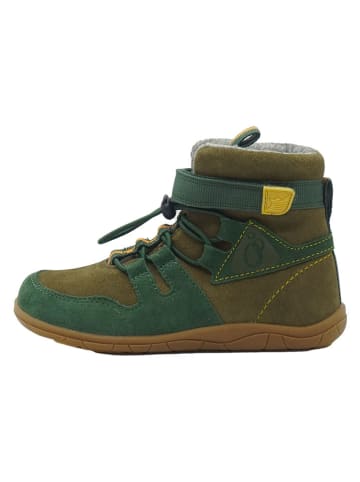 lamino Leder-Barfußschuhe in Grün