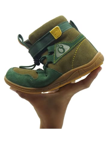 lamino Leder-Barfußschuhe in Grün