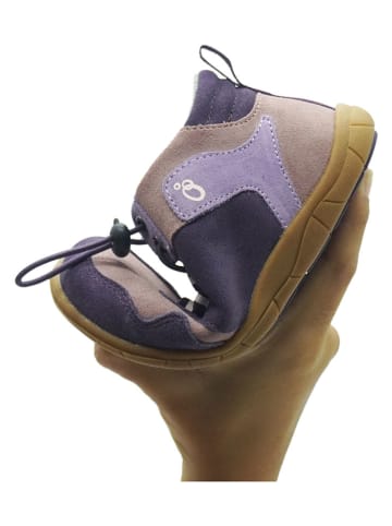 lamino Leren barefootschoenen paars