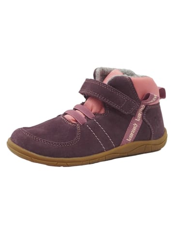 lamino Skórzane buty barefoot w kolorze fioletowym