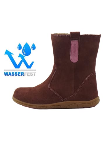 lamino Leder-Barfuß-Boots in Rot