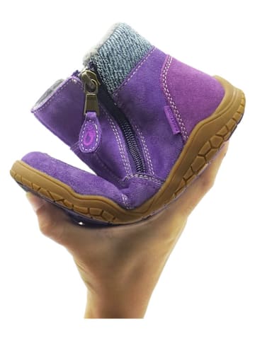 lamino Leder-Barfußschuhe in Lila