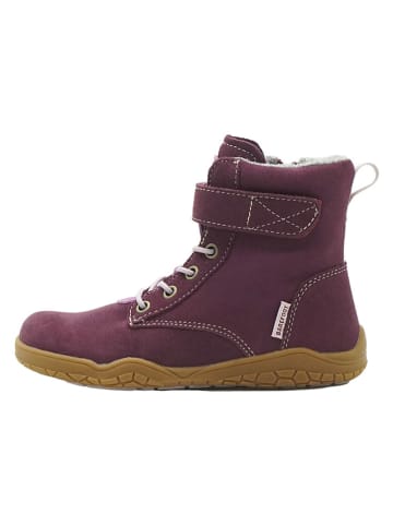 lamino Leren barefootboots paars