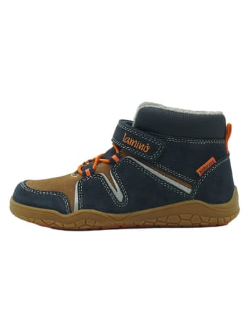 lamino Skórzane buty barefoot w kolorze granatowym