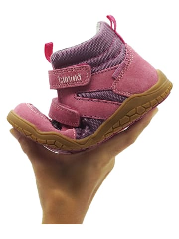 lamino Leren barefootschoenen roze
