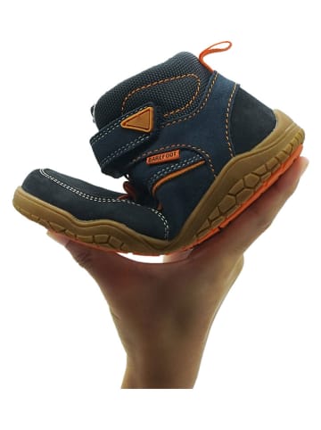 lamino Leder-Barfußschuhe in Dunkelblau