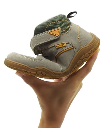 lamino Skórzane buty barefoot w kolorze jasnobrązowo-szarym