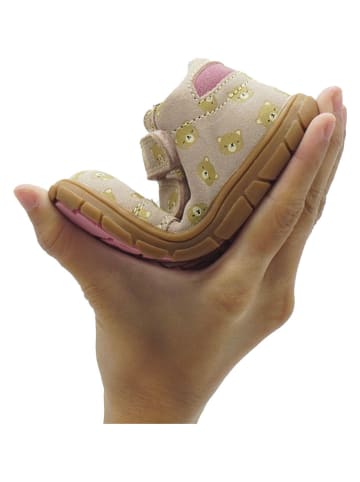 lamino Leren barefootschoenen lichtroze