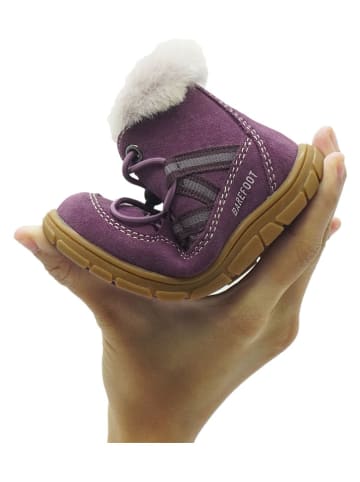 lamino Leder-Barfußschuhe in Lila