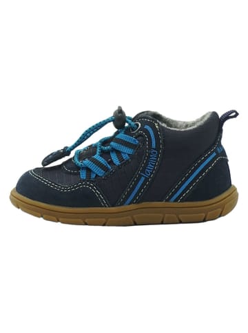 lamino Leder-Barfußschuhe in Dunkelblau