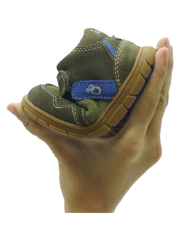 lamino Leder-Barfußschuhe in Khaki