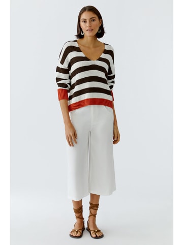 Oui Trui bruin/wit/bruinrood